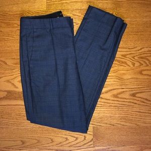 Navy patterned slacks